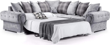 Verona Kensington Fabric Corner Sofa Bed