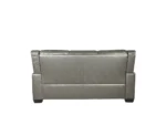 Falcon Aire Leather Sofa Set In Grey And Brown