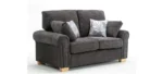 Cambridge Grey Fabric 3+2 Sofa Set Full Back Cushions
