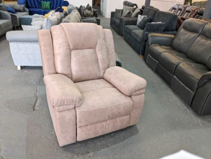 Windsor Chunky Polyester Blend Fabric Reclining 3+2+1