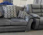 Verona Plush Grey Fabric Corner Scatter Cushions