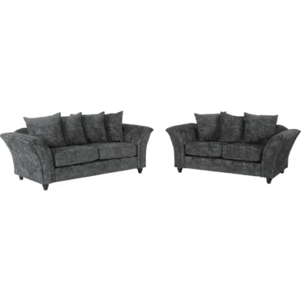 Sky Premium Alaska 3+2 Scatter Cushions In Truffle/ Grey