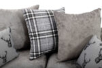 Verona Scatter Grey Fabric Corner Sofa