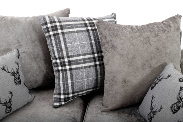 Verona Scatter Grey Fabric Corner Sofa