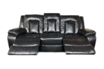 Paris Premium Leather Recliner 3+2 Seater Sofa Set With Cup Holders
