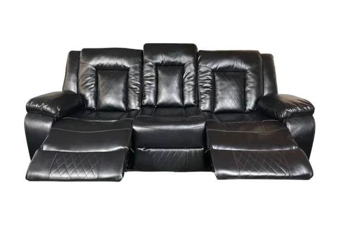 Paris Premium Leather Recliner 3+2 Seater Sofa Set With Cup Holders