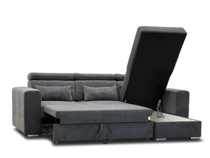 Chiswick Kensington Grey Universal Storage Sofa Bed