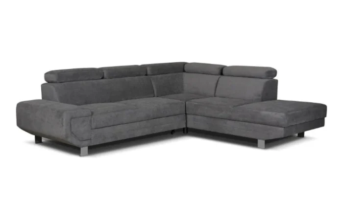 Artic Fabric Storage Sofa Bed Corner