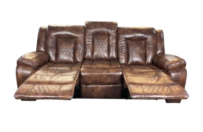 Paris Premium Leather Recliner 3+2 Seater Sofa Set With Cup Holders