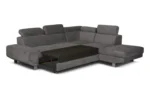 Artic Fabric Storage Sofa Bed Corner